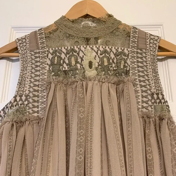 Free People Sleeveless Mock-Neck Dress - Picture 2 of 7